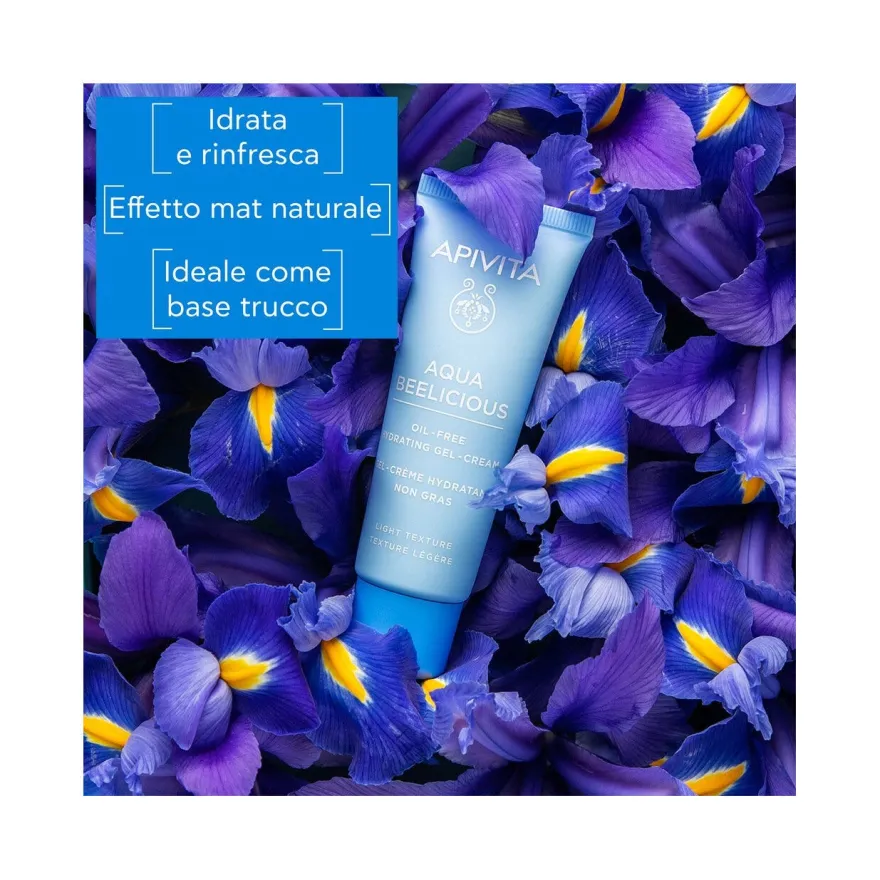 Apivita Gel-Crema Idratante Oil Free Texture Leggera 40ml