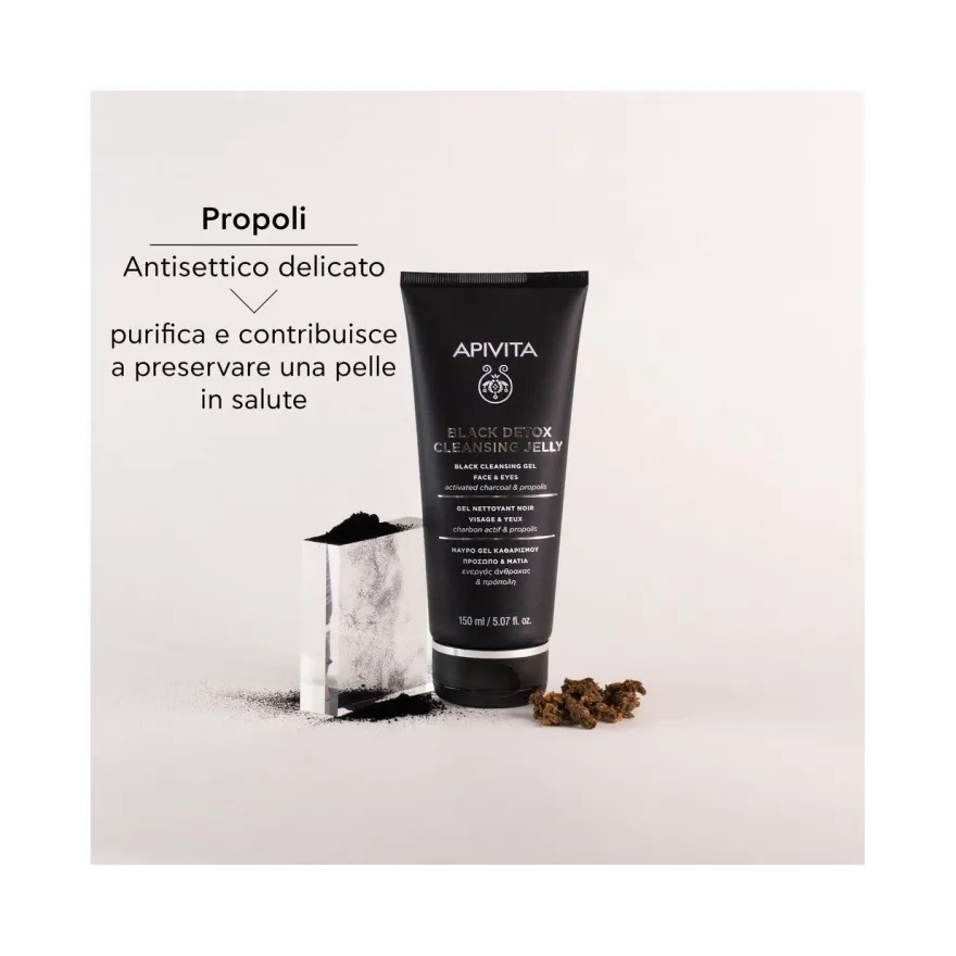 Apivita Gel Detergente Nero Viso/Occhi 150ml