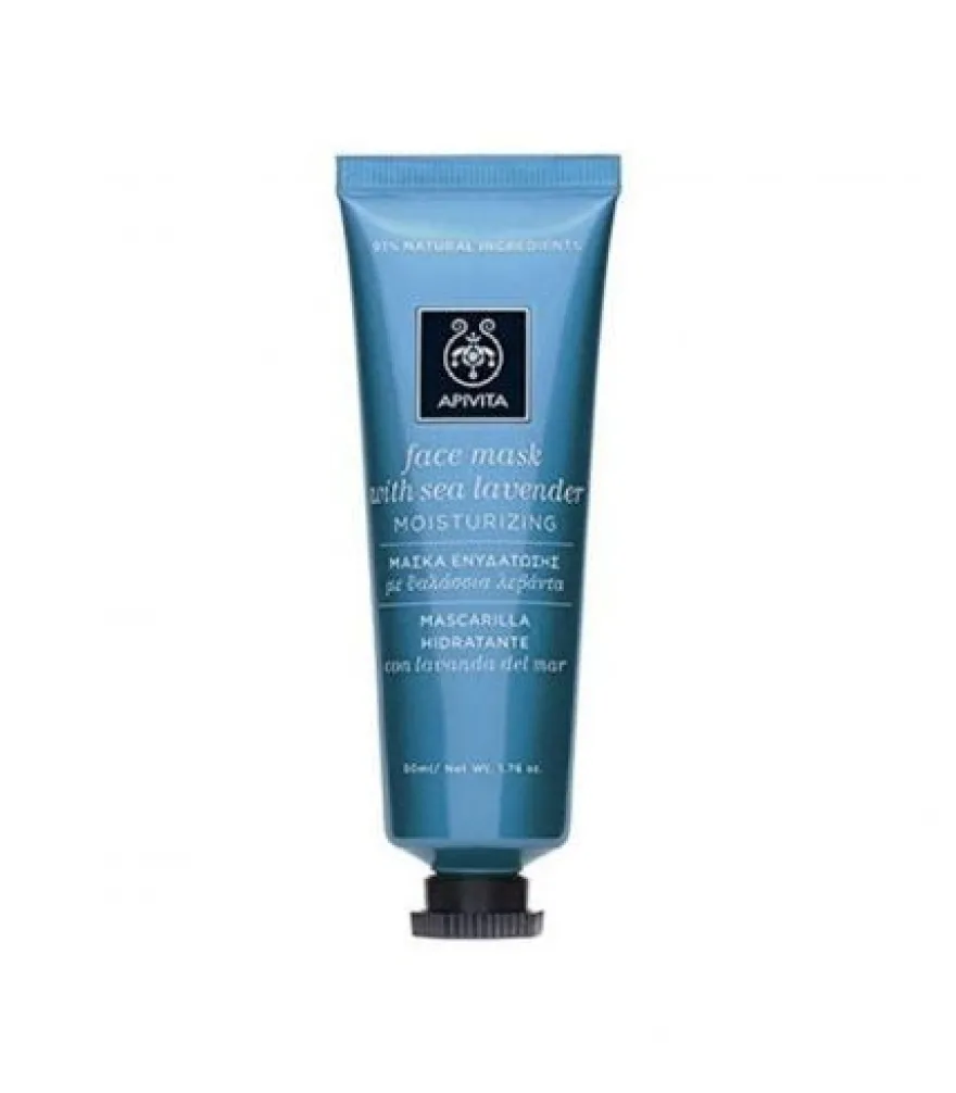 Apivita Maschera Viso Idratante Lavanda Marina 50ml