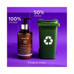 Apivita Mousse Detergente Cremosa Viso/Occhi 200ml