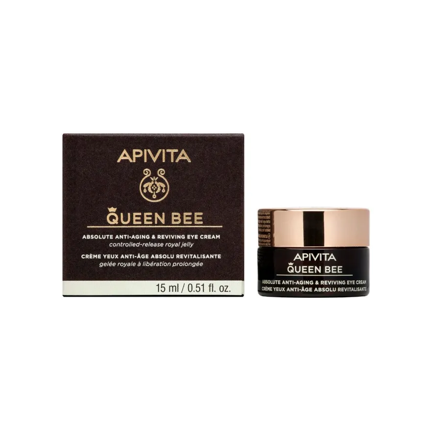 Apivita Queen Bee Eye Crema Occhi Anti-Età Assoluta&Rivitalizzante 15ml
