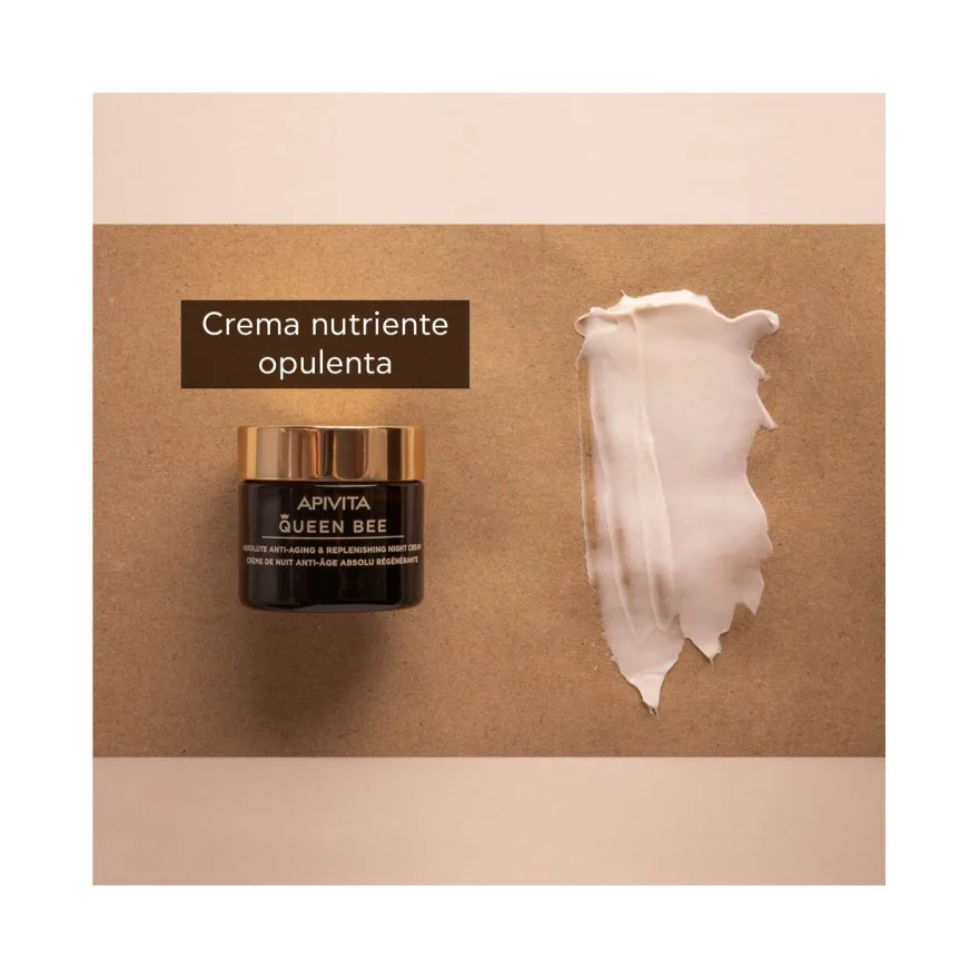 Apivita Queen Bee Night Crema Viso Notte Anti-Età Assoluta&Rimpolpante 50ml