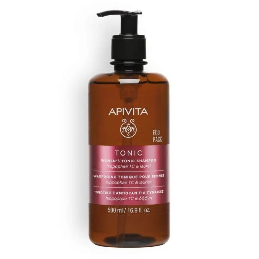 Apivita Shampoo Tonificante Per Capelli Donna Ecopack 500ml