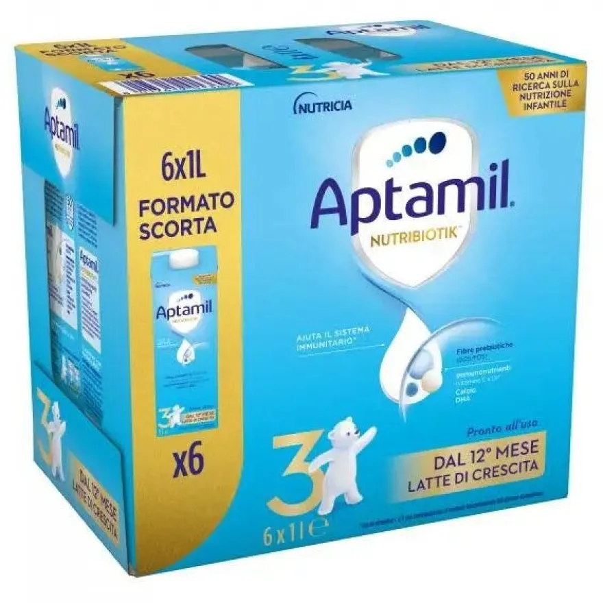 Aptamil 3 Latte Liquido 6x1000ml