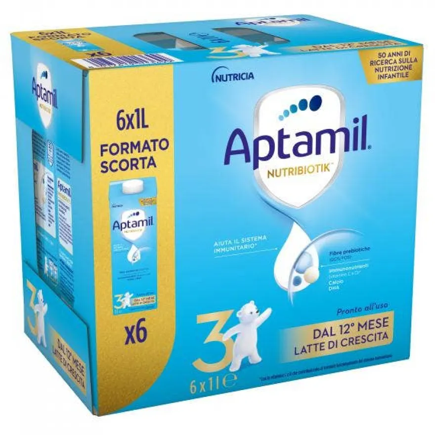 Aptamil 3 Latte Liquido 6x1000ml