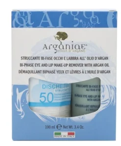 Arganiae Struccante Bi-Fase 100ml + 50 Dischetti Struccanti