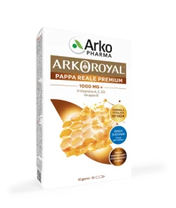 Arkopharma Arkoroyal Pappa Reale 1000mg Con Vitamine Senza Zucchero 10 Fiale
