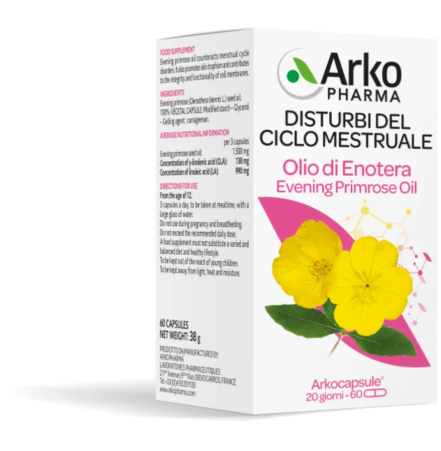 Arkopharma Olio Enotera Bio 60 Capsule