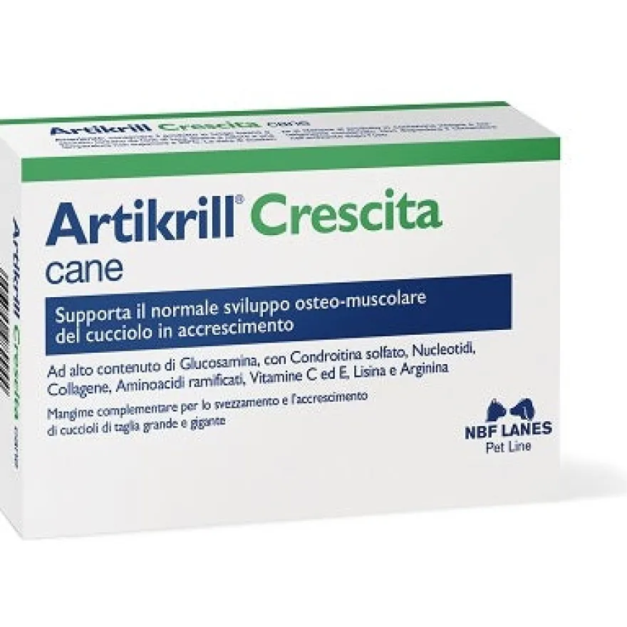 Artikrill Crescita Cane Cuccioli Taglia Grande 90 Compresse