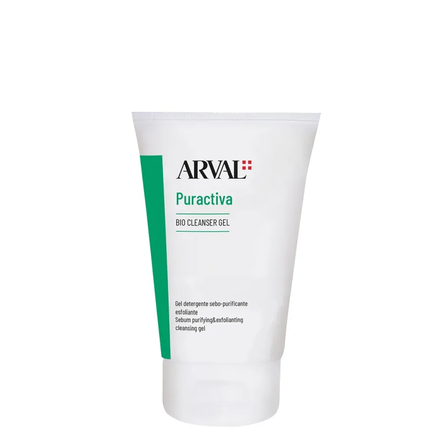 Arval Puractiva Bio Cleanser Gel Detergente Sebo-Purificante Esfoliante Viso 150ml