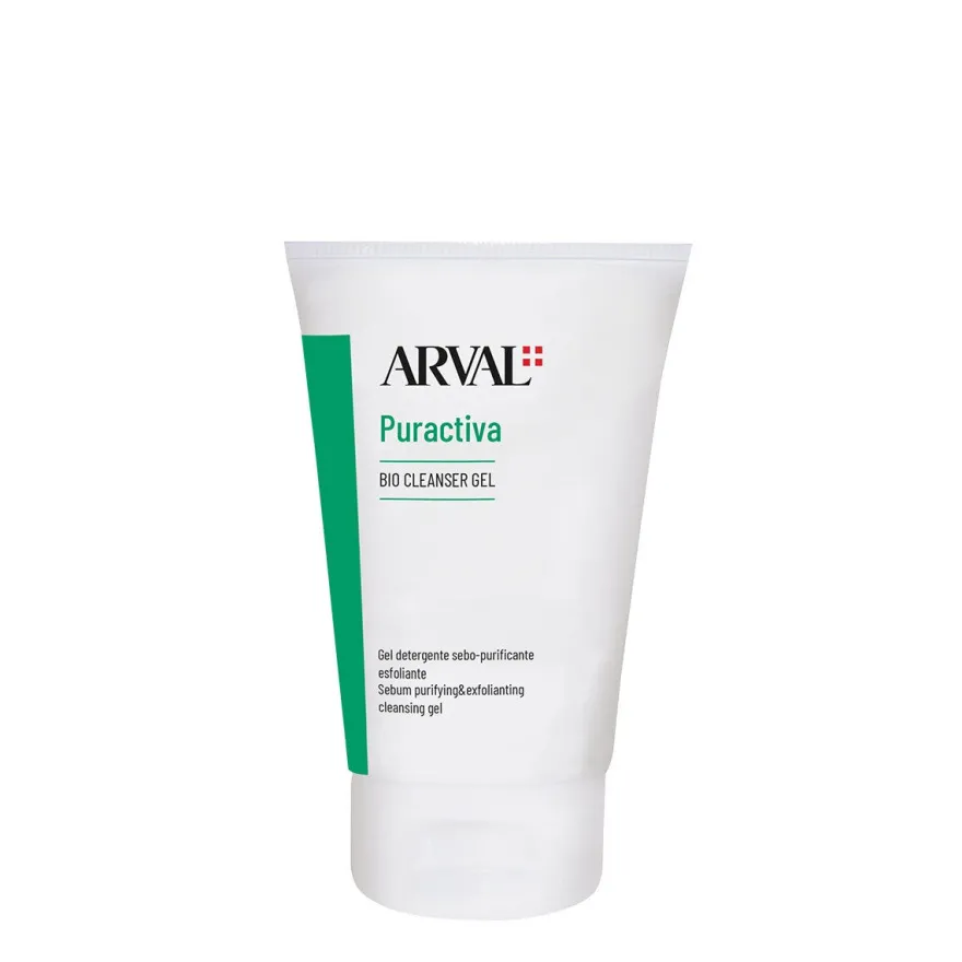 Arval Puractiva Bio Cleanser Gel Detergente Sebo-Purificante Esfoliante Viso 150ml