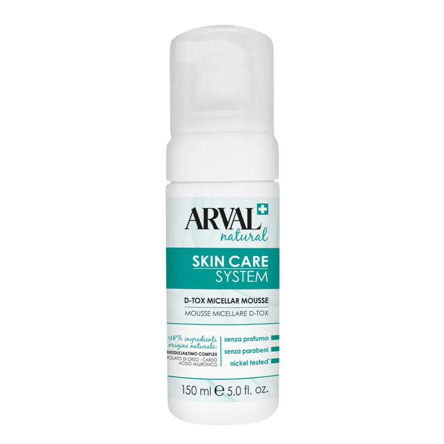 Arval Skin Care System Mousse Micellare D-tox 150ml