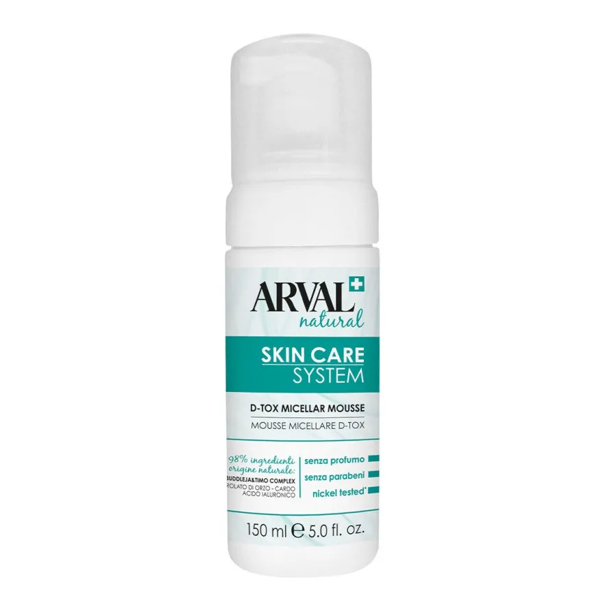 Arval Skin Care System Mousse Micellare D-tox 150ml