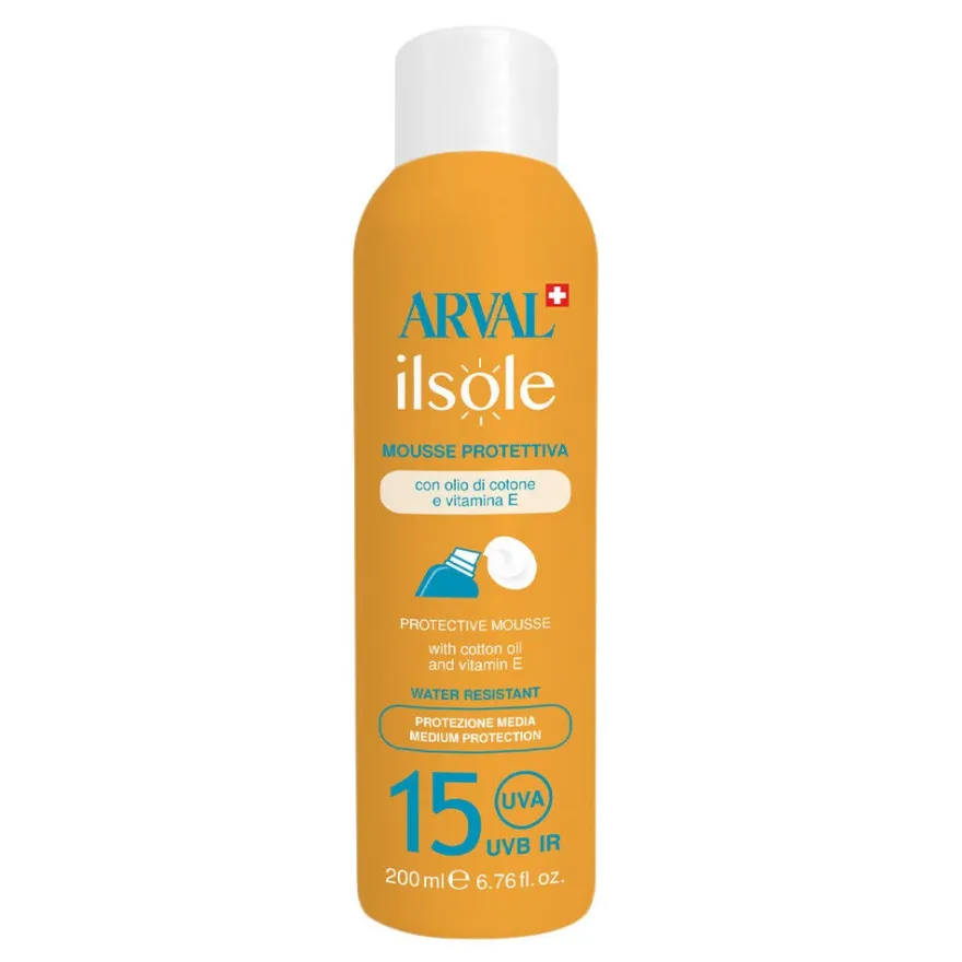 Arval Sun Il Sole Mousse Protettiva Viso Corpo 200ml SPF15