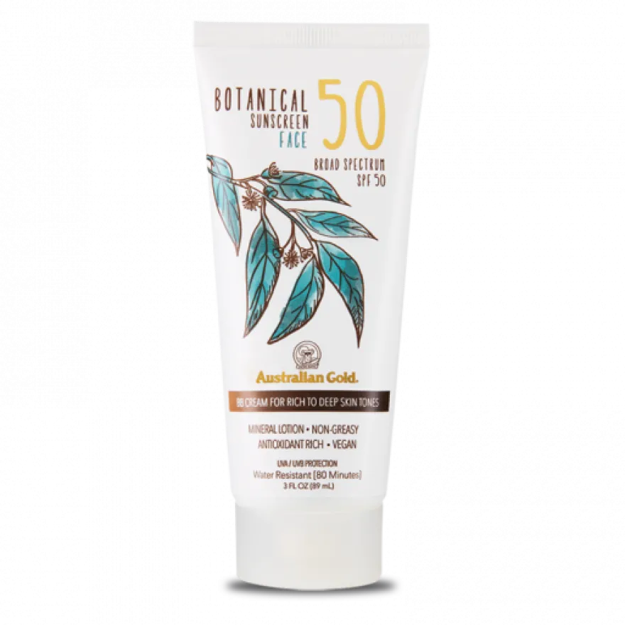 Australian Gold Botanical BB Cream Viso SPF50 Colorazione Dark 88ml