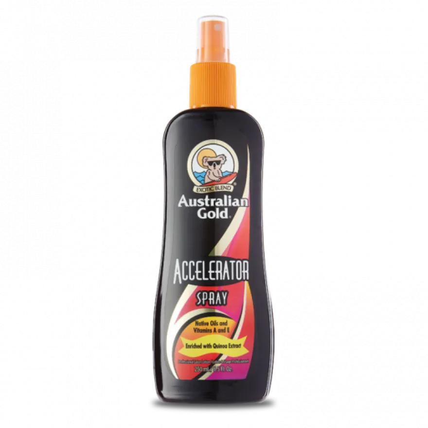 Australian Gold Dark Tanning Accelerator Intensificatore Abbronzatura Spray 250ml