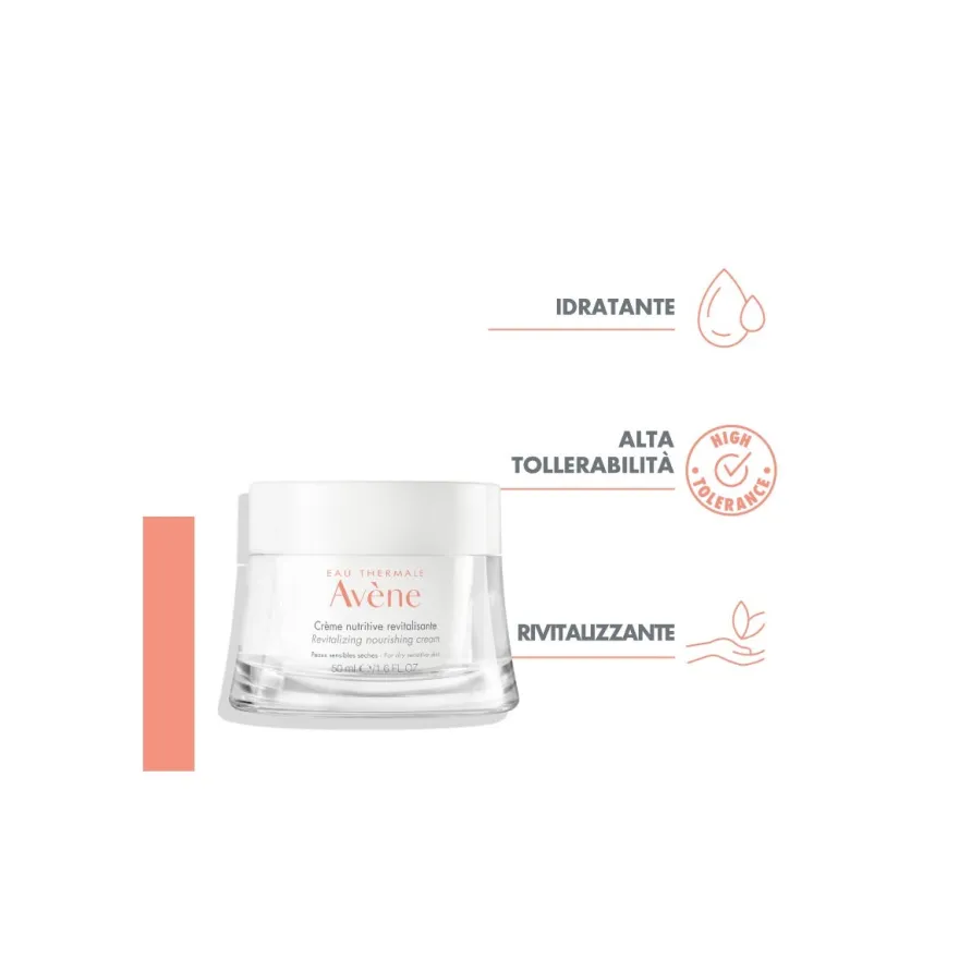 Avene Crema Nutritiva Rivitalizzante 50ml - Pelle Luminosa