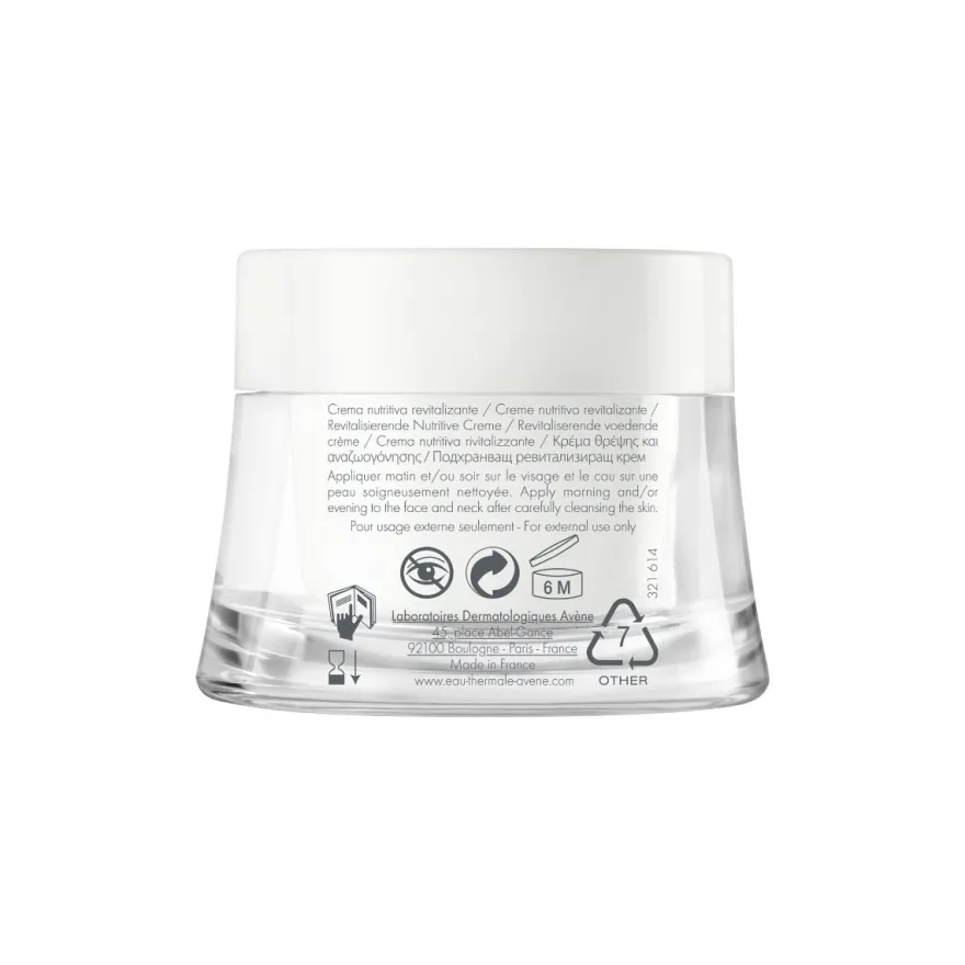 Avene Crema Nutritiva Rivitalizzante 50ml - Pelle Luminosa