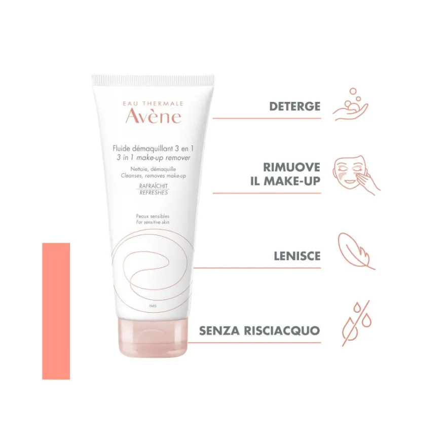 Avene Fluido Struccante 3 in 1 200ml