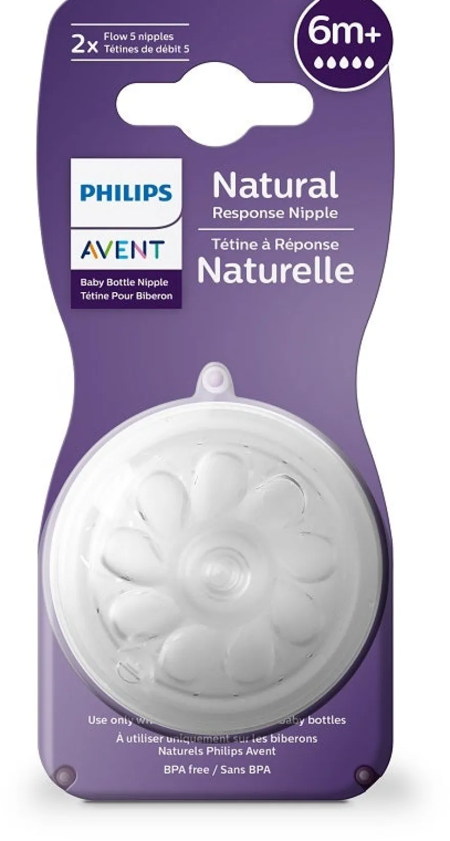 Avent Tettarella Natural Response Flusso 5 6 Mesi+ 2 Pezzi
