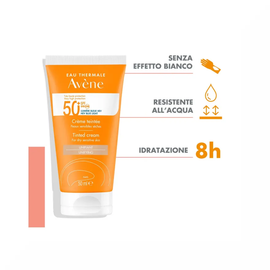 Avène Crema Colorata SPF 50+ Solare Viso 50ml