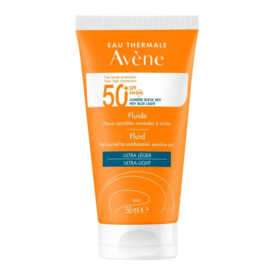 Avène Fluido SPF 50+ Solare Viso 50ml Protezione UV