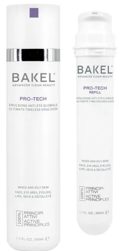 Bakel Pro-Tech Case&Refill Emulsione Anti-età Globale Per Pelle Da Mista A Oleosa 50ml