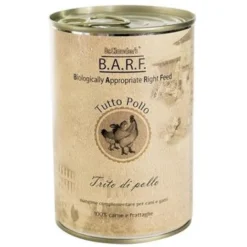 Barf Cibo Umido Trito Di Pollo Per Cani/Gatti 400g