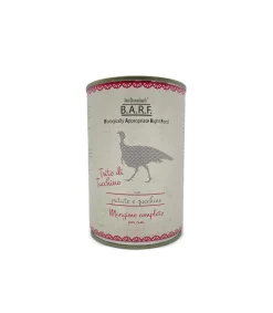 Barf Menu Completo Cane Trito Di Tacchino Con Patate E Zucchine 400g