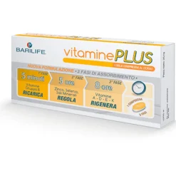 Barilife Vitamine Plus 30 Compresse Trifase - Integratore Completo