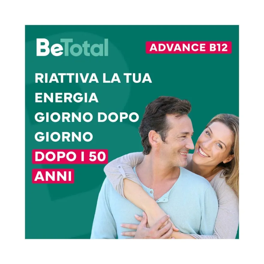 Be-Total Advance B12 Integratore 50+ Anni - 30 Flaconcini