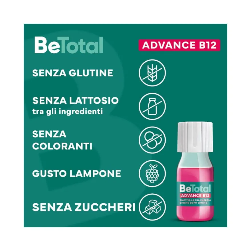 Be-Total Advance B12 Integratore 50+ Anni - 30 Flaconcini