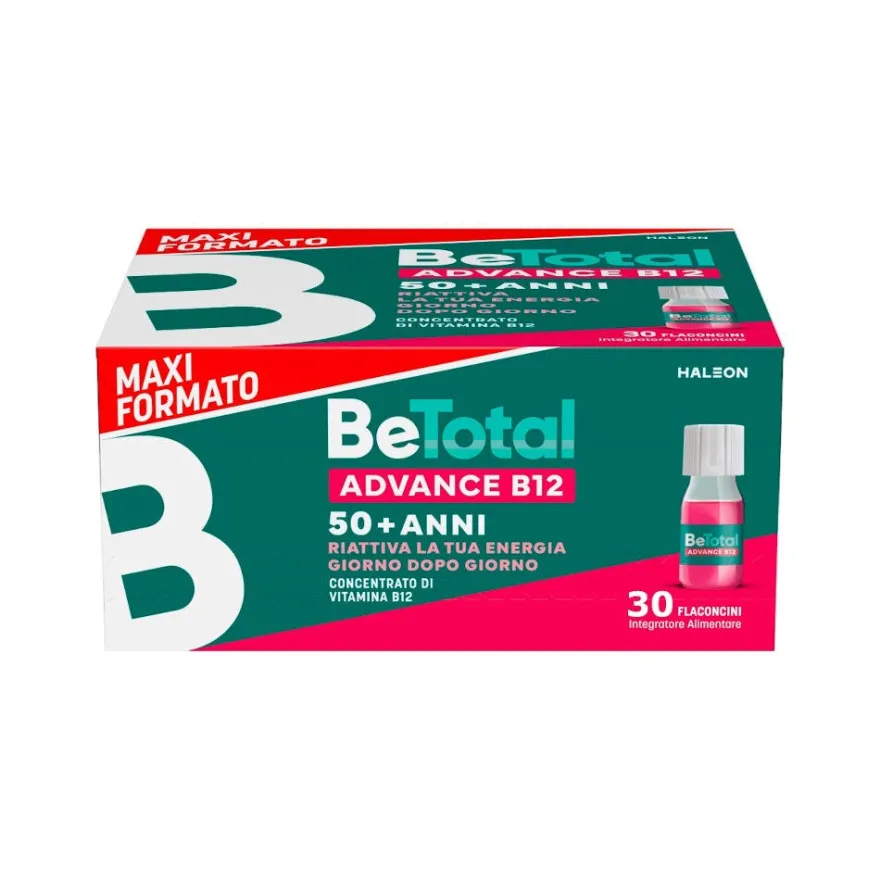 Be-Total Advance B12 Integratore 50+ Anni - 30 Flaconcini