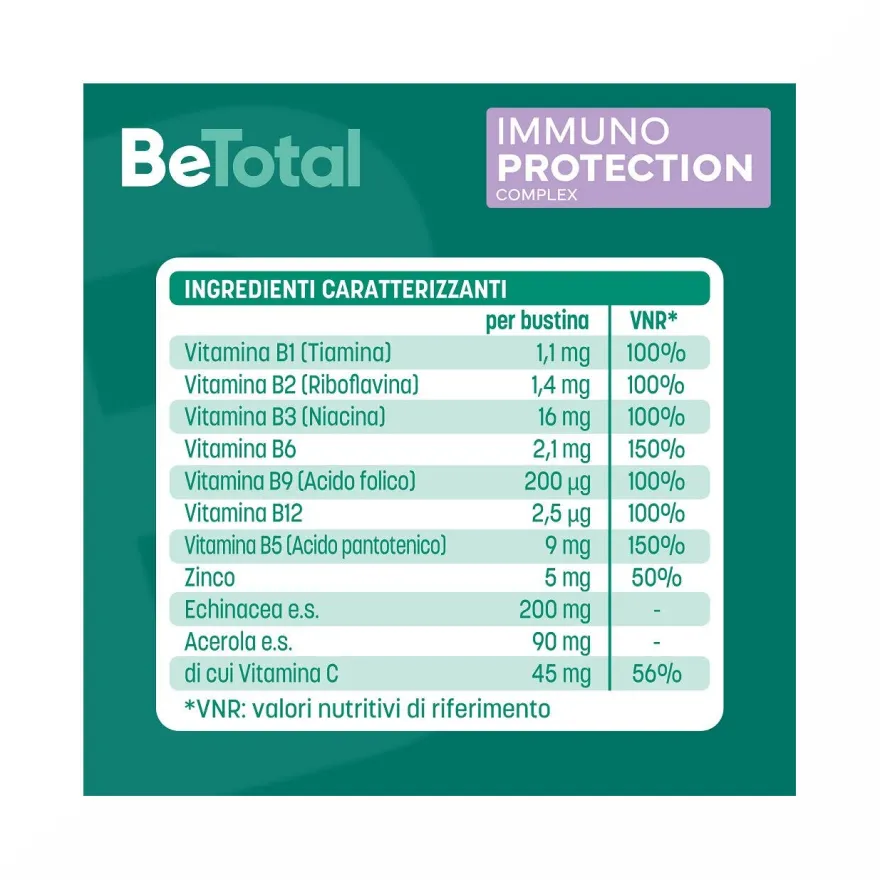 Be-Total Immuno Protection 14 Bustine: Supporto Immunitario