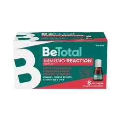 Be-Total Immuno Reaction Integratore Alimentare Difese Immunitarie Vitamina C 8 Flaconcini