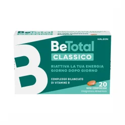 Be-Total Integratore Alimentare Vitamina B/B3/B12 Acido Folico Energia Per Adulti 20 Compresse