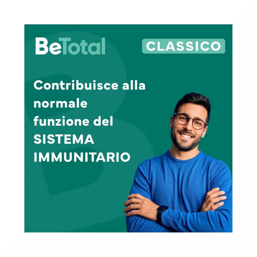 Be-Total Integratore Alimentare Vitamina B/B3/B12 Acido Folico Energia Per Adulti 40 Compresse