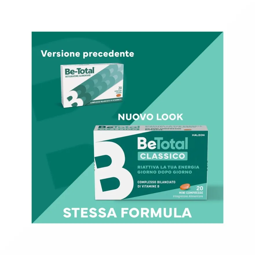 Be-Total Integratore Vitaminico B/B3/B12 Adulti 60 Compresse