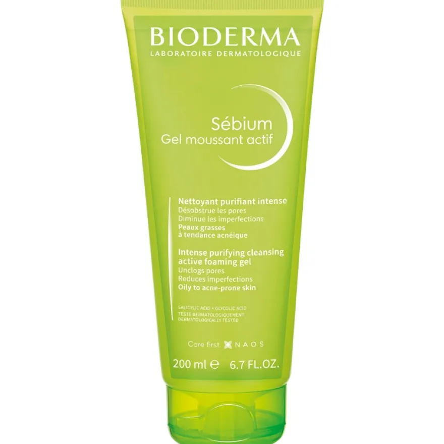 Bioderma Sebium Moussant Actif Gel Detergente Pelle Grassa 200ml