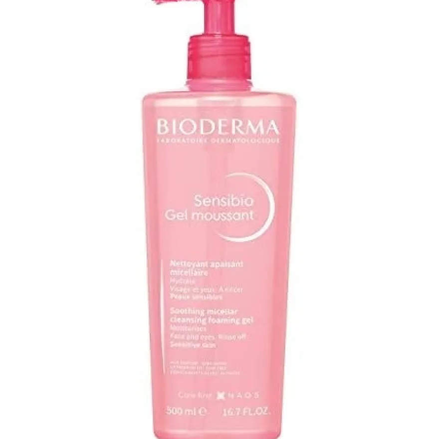 Bioderma Sensibio Gel Moussant 500ml - Detergente Delicato Viso