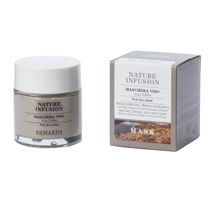 Bioearth Maschera Gel Viso Torba 100ml