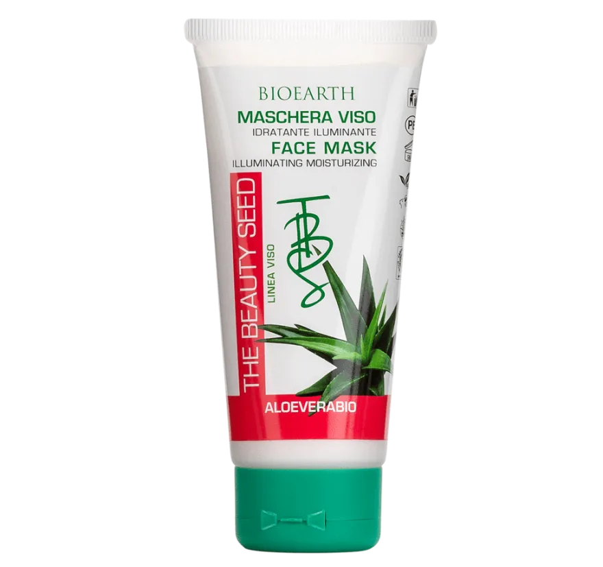 Bioearth Maschera Viso Aloe 100ml