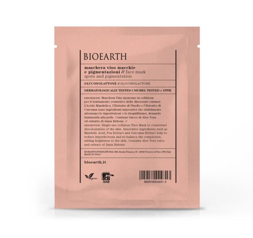 Bioearth Maschera Viso Macchie E Pigmentazioni 15ml