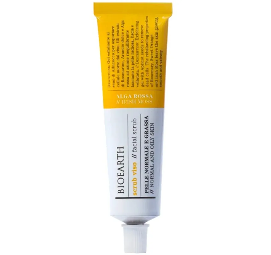 Bioearth Scrub Viso Alga Rossa 75ml