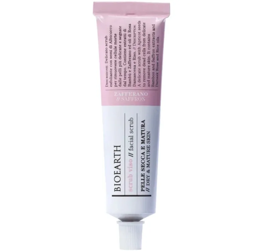Bioearth Scrub Viso Zafferano 75ml