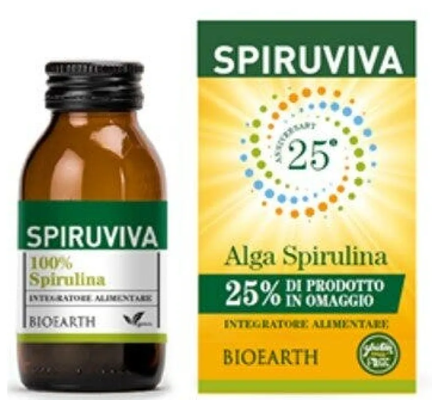 Bioearth Spiruviva 180 Compresse