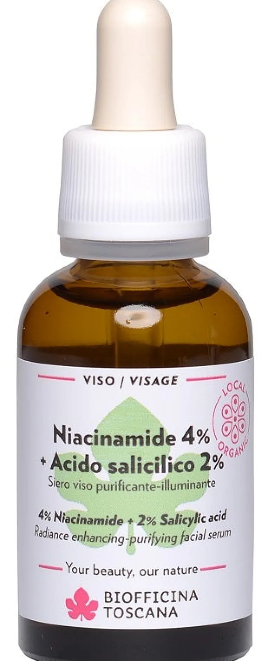 Biofficina Toscana Siero Viso Niacinamide 4% + Acido Salicilico 2% 30ml