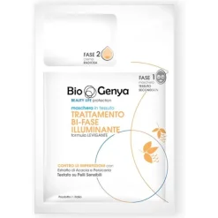 Biogenya Maschera Tessuto Trattamento Bi-Fase Illuminante