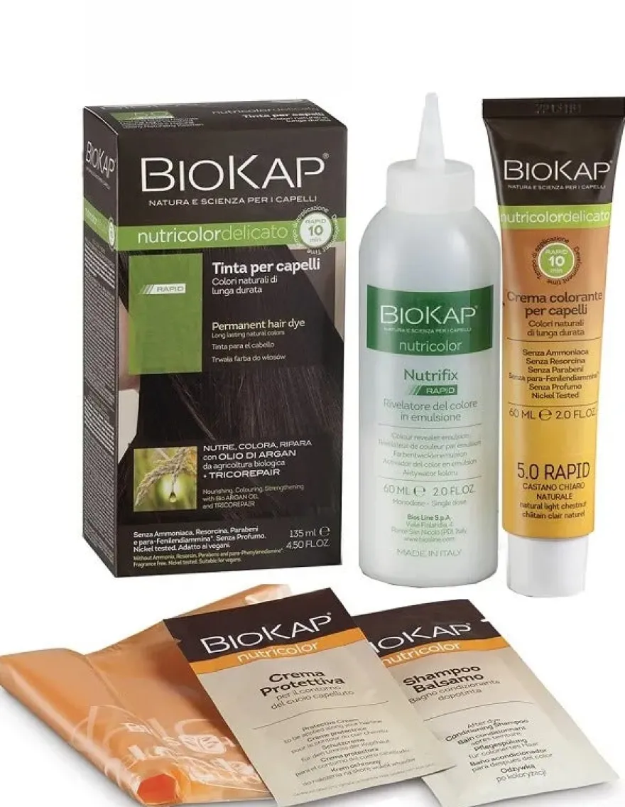 Biokap Nutricolor Delicato Rapid 7.0 Biondo Medio Naturale