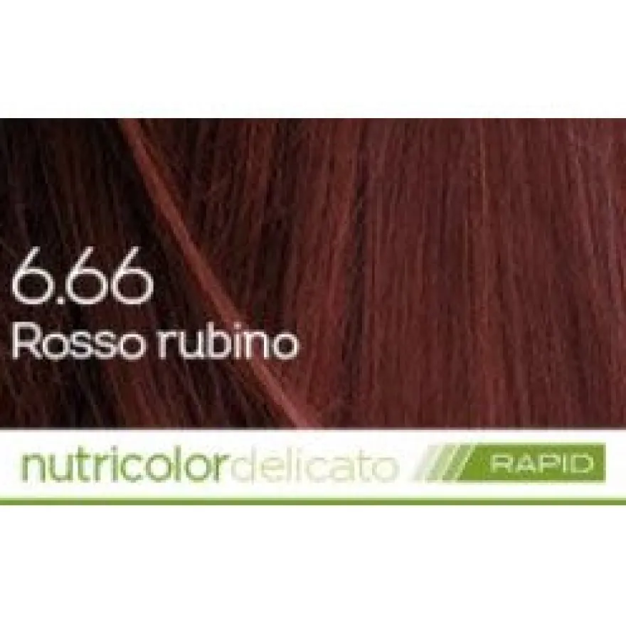 Biokap Nutricolor Delicato Rapid 6.66 Rosso Rubino 135ml